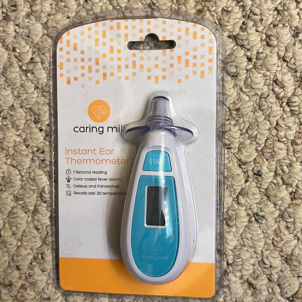 Caring Mill Instant Ear Thermometer, New
In factory sealed packaging